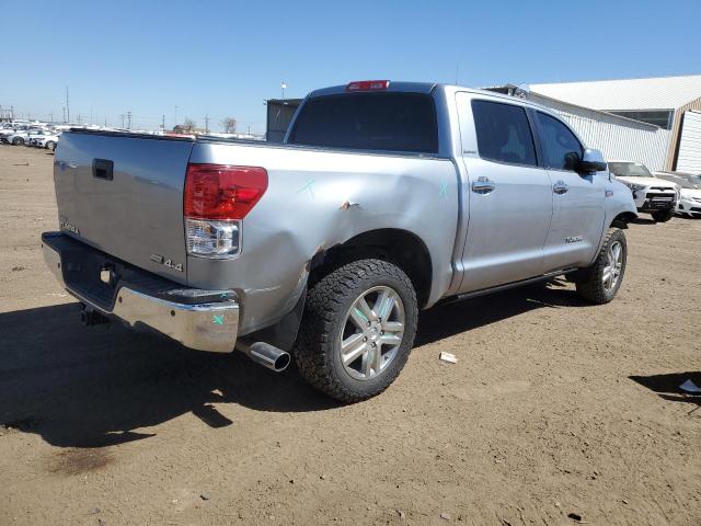 5TFHW5F16BX194560 - 2011 TOYOTA TUNDRA CREWMAX LIMITED SILVER photo 3