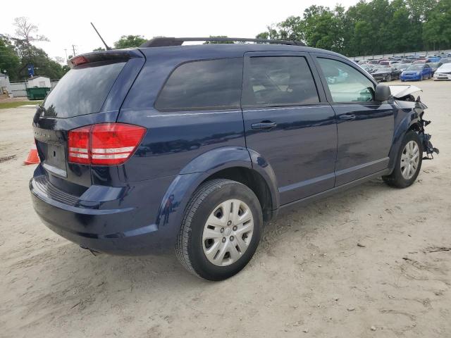 3C4PDCAB1JT183031 - 2018 DODGE JOURNEY SE BLUE photo 3