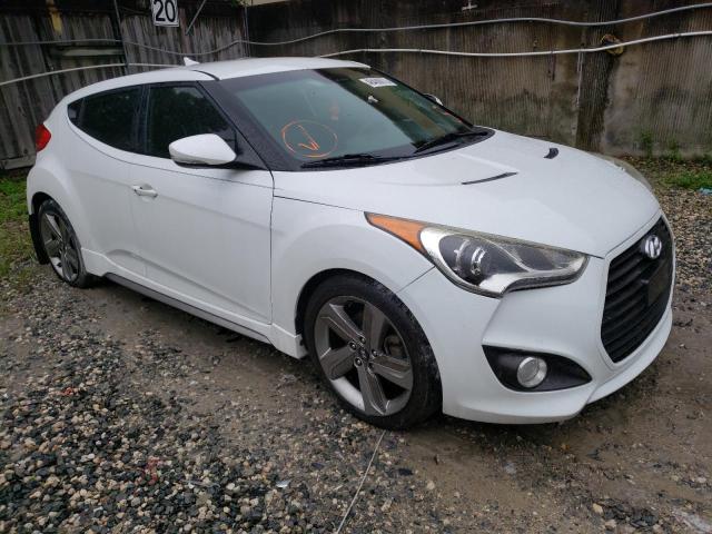 KMHTC6AE8DU152863 - 2013 HYUNDAI VELOSTER TURBO WHITE photo 4