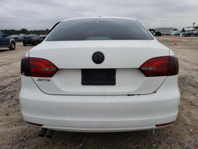 3VW1K7AJ5CM346039 - 2012 VOLKSWAGEN JETTA BASE Blanc photo 6