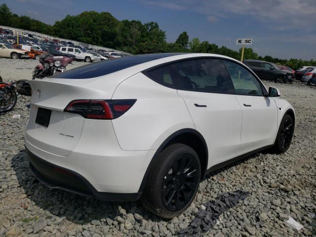 7SAYGDEE2NF387463 - 2022 TESLA MODEL Y WHITE photo 4