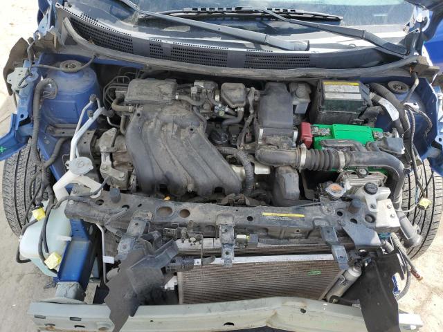 3N1CN7AP8FL880107 - 2015 NISSAN VERSA S BLUE photo 11