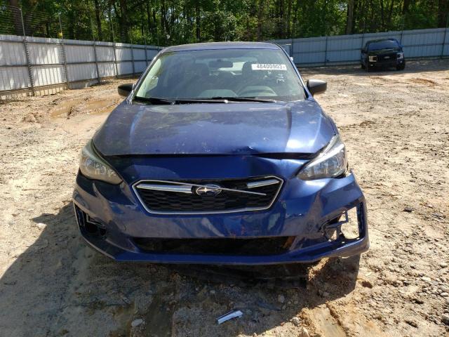 4S3GTAA61H1726860 - 2017 SUBARU IMPREZA BLUE photo 5