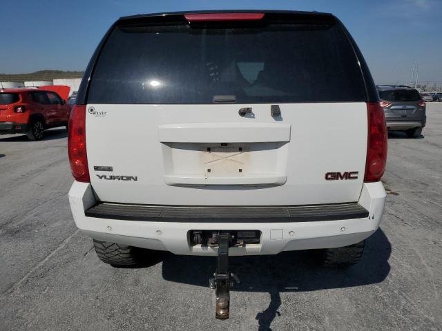 1GKUKCE02AR260987 - 2010 GMC YUKON SLT WHITE photo 6