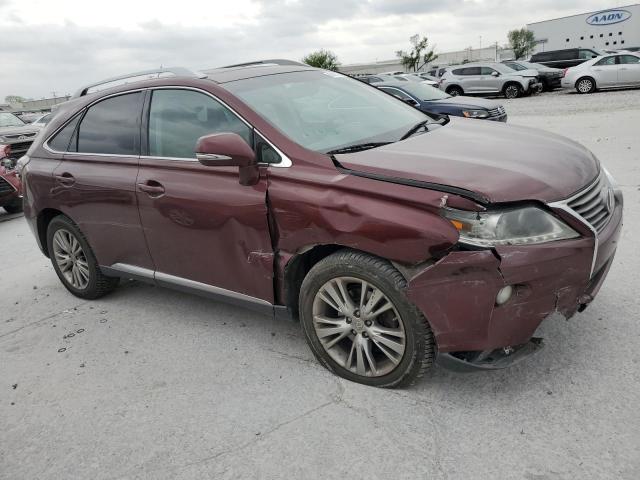 2T2ZK1BA9DC092925 - 2013 LEXUS RX 350 MAROON photo 4