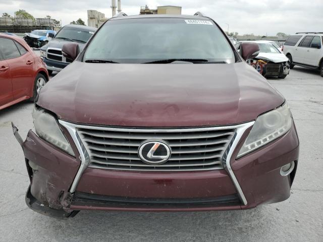 2T2ZK1BA9DC092925 - 2013 LEXUS RX 350 MAROON photo 5