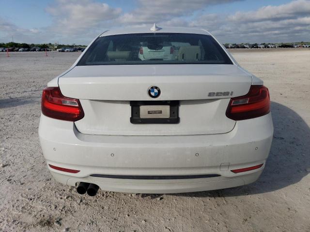WBA1F9C50GV544720 - 2016 BMW 228 I SULEV WHITE photo 6