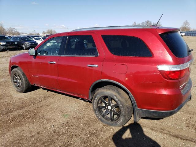 1D4SE5GT8BC688888 - 2011 DODGE DURANGO CITADEL RED photo 2