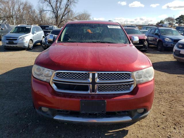 1D4SE5GT8BC688888 - 2011 DODGE DURANGO CITADEL RED photo 5