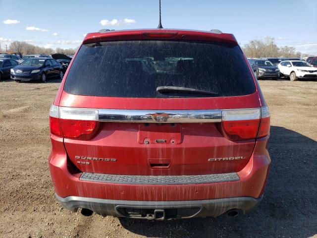 1D4SE5GT8BC688888 - 2011 DODGE DURANGO CITADEL RED photo 6