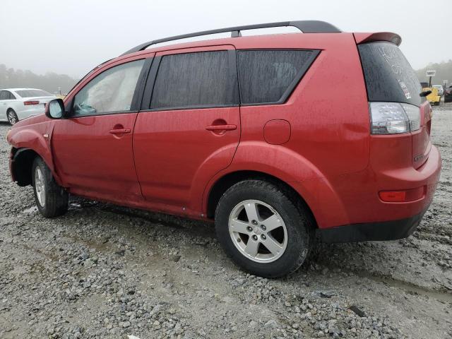 JA4LT21W79Z010367 - 2009 MITSUBISHI OUTLANDER ES RED photo 2