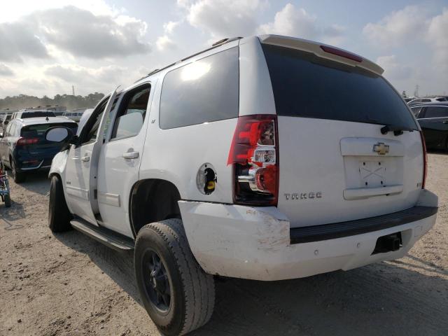 1GNUKBE05AR258616 - 2010 CHEVROLET TAHOE K1500 LT WHITE photo 3