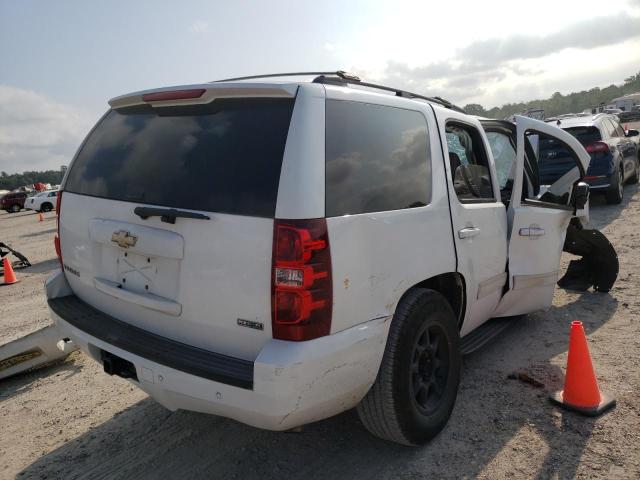 1GNUKBE05AR258616 - 2010 CHEVROLET TAHOE K1500 LT WHITE photo 4