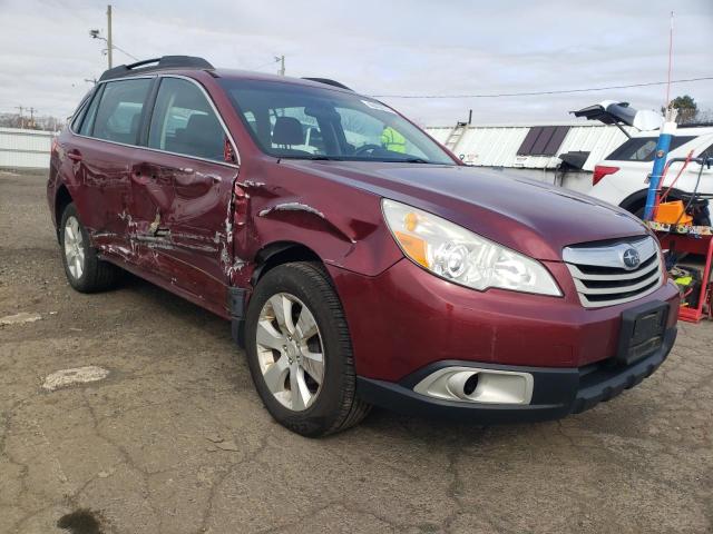 4S4BRBAC2C3267898 - 2012 SUBARU OUTBACK 2.5I BURGUNDY photo 4