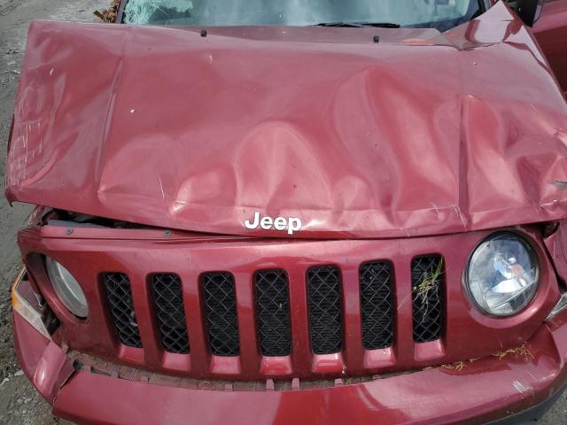 1C4NJPBB3GD789113 - 2016 JEEP PATRIOT SPORT MAROON photo 12