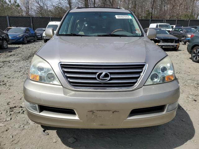 JTJBT20X630009800 - 2003 LEXUS GX 470 BEIGE photo 5