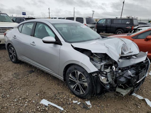 3N1AB8CV7MY254677 - 2021 NISSAN SENTRA SV SILVER photo 4