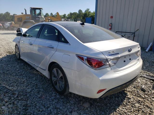 KMHEC4A4XFA119534 - 2015 HYUNDAI SONATA HYBRID WHITE photo 3