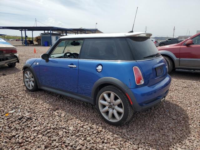 WMWRE33596TJ39002 - 2006 MINI COOPER S BLUE photo 2