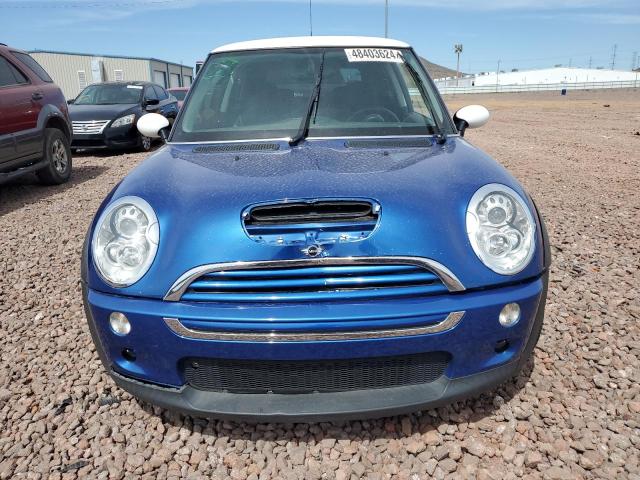 WMWRE33596TJ39002 - 2006 MINI COOPER S BLUE photo 5