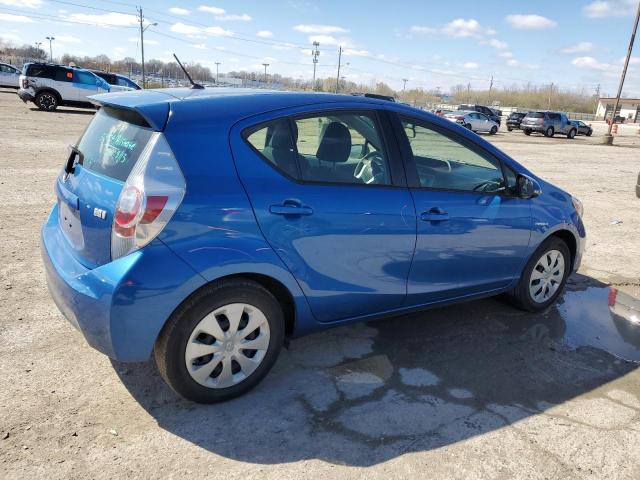 JTDKDTB37E1072658 - 2014 TOYOTA PRIUS C BLUE photo 3