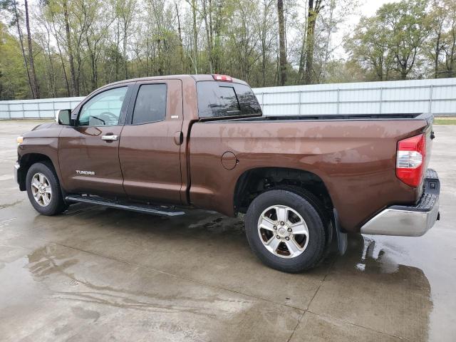 5TFRM5F18HX117529 - 2017 TOYOTA TUNDRA DOUBLE CAB SR/SR5 BROWN photo 2