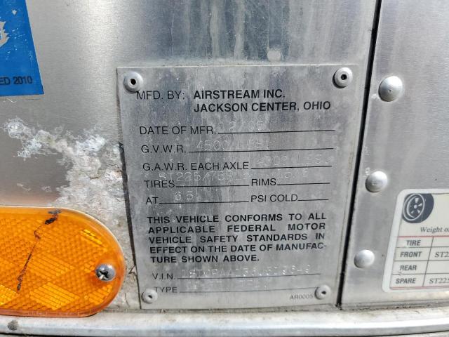 1STCPAA136J519649 - 2006 AIRSTREAM CAMPER SILVER photo 10