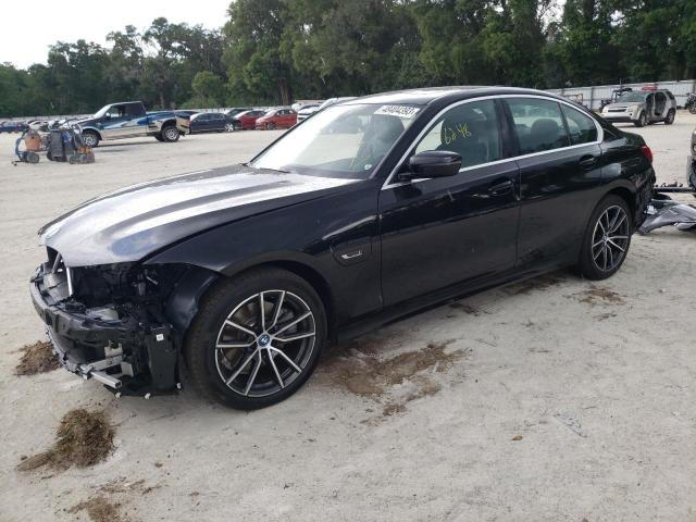 3MW5P7J06N8C78016 - 2022 BMW 330E BLACK photo 1