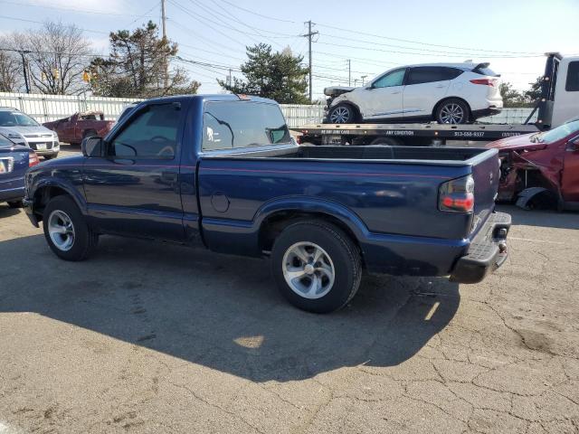 1GCCS14H038201996 - 2003 CHEVROLET S TRUCK S10 BLUE photo 2