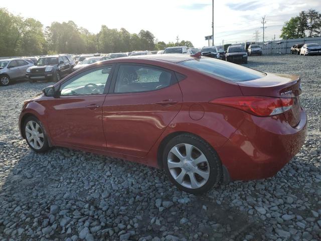 KMHDH4AE6DU720831 - 2013 HYUNDAI ELANTRA GLS RED photo 2