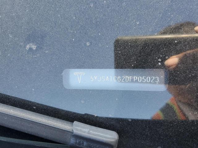 5YJSA1CG2DFP05023 - 2013 TESLA MODEL S BLACK photo 12