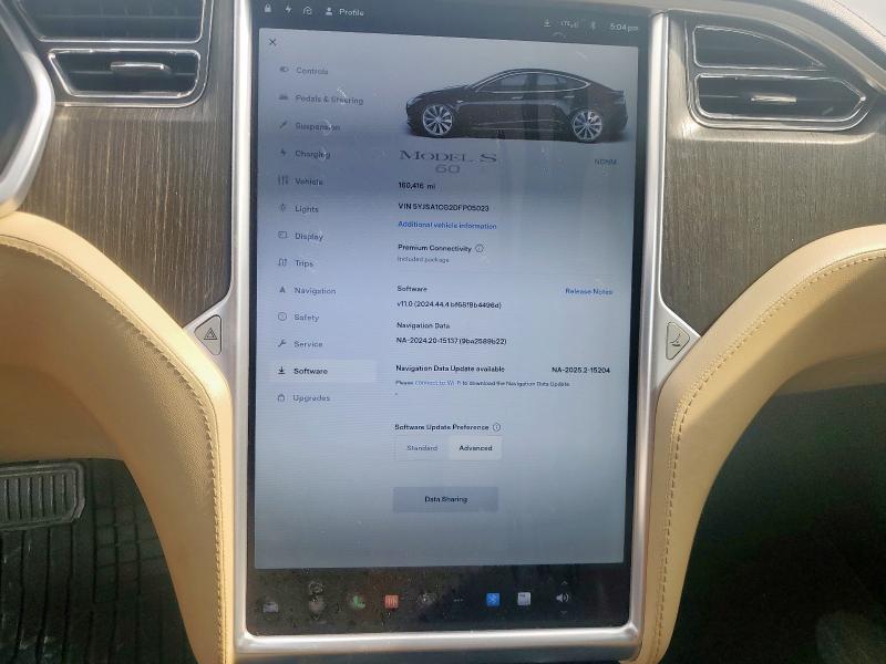 5YJSA1CG2DFP05023 - 2013 TESLA MODEL S BLACK photo 9