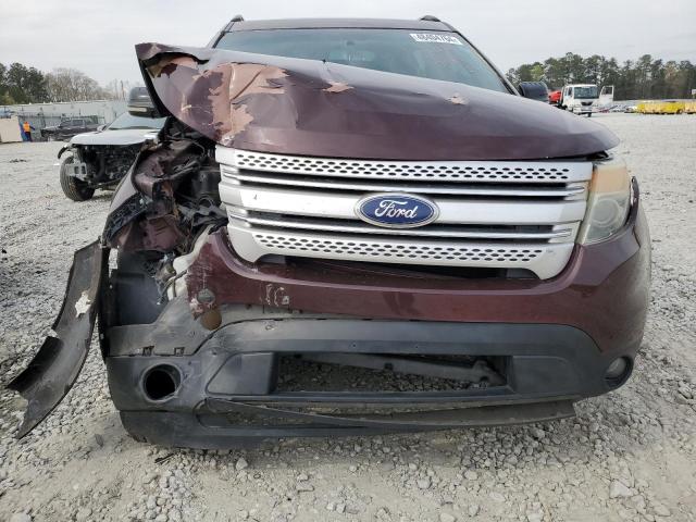 1FMHK8D81BGA27984 - 2011 FORD EXPLORER XLT BURGUNDY photo 5