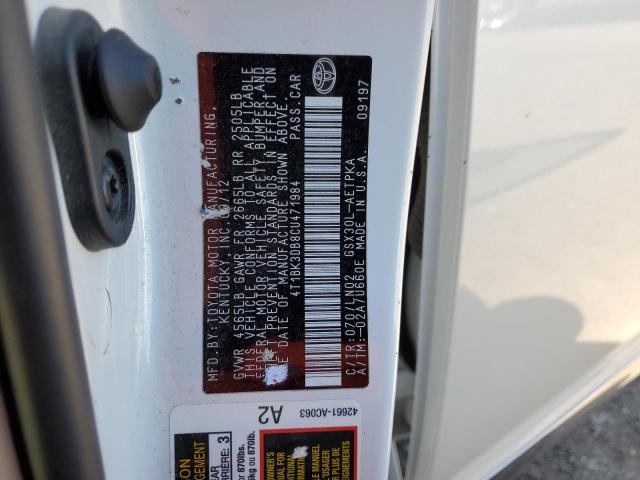 4T1BK3DB8CU471984 - 2012 TOYOTA AVALON BASE Ağ foto 12