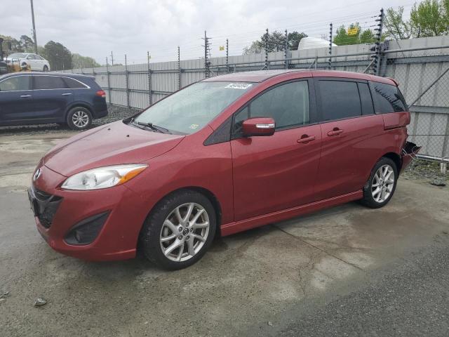 JM1CW2DLXD0160520 - 2013 MAZDA 5 RED photo 1