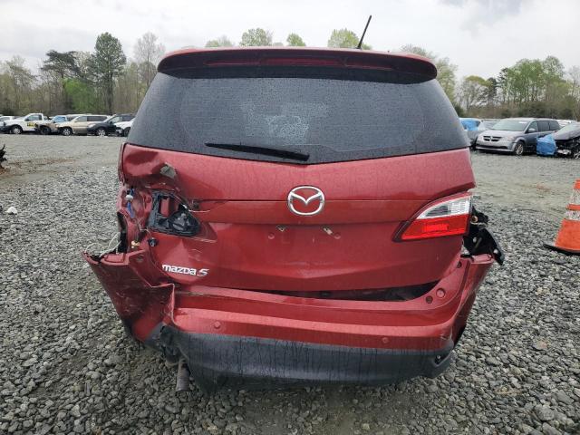 JM1CW2DLXD0160520 - 2013 MAZDA 5 RED photo 6