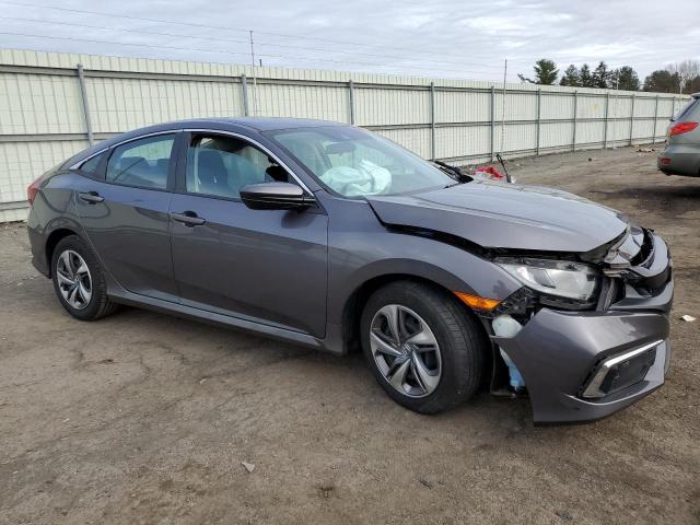 2HGFC2F60KH537850 - 2019 HONDA CIVIC LX GRAY photo 4