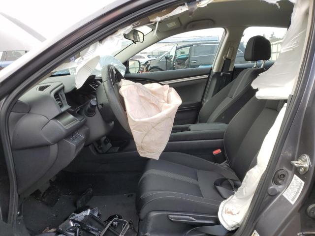 2HGFC2F60KH537850 - 2019 HONDA CIVIC LX GRAY photo 7