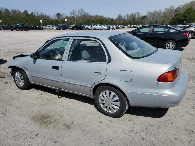 2T1BR12E81C513937 - 2001 TOYOTA COROLLA CE GRAY photo 2