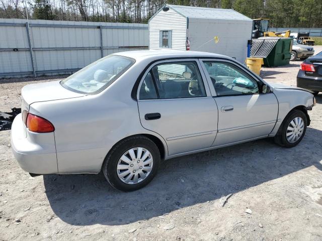 2T1BR12E81C513937 - 2001 TOYOTA COROLLA CE GRAY photo 3