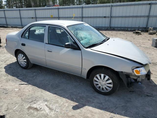 2T1BR12E81C513937 - 2001 TOYOTA COROLLA CE GRAY photo 4