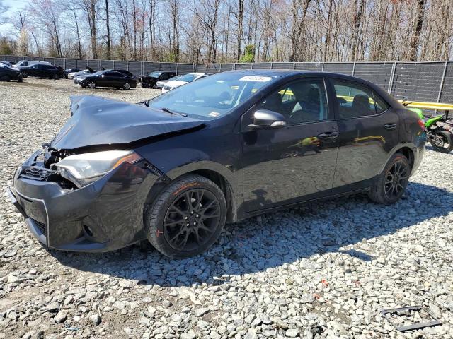 2T1BURHE6GC568660 - 2016 TOYOTA COROLLA L BLACK photo 1