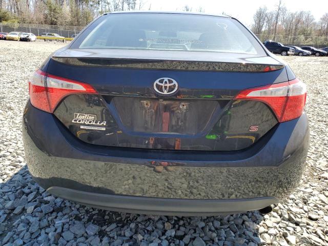 2T1BURHE6GC568660 - 2016 TOYOTA COROLLA L BLACK photo 6