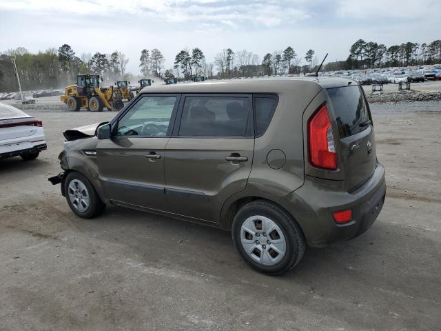 KNDJT2A53D7516562 - 2013 KIA SOUL GRAY photo 2