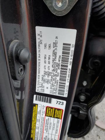 3TMCZ5AN1KM268016 - 2019 TOYOTA TACOMA DOUBLE CAB CHARCOAL photo 12