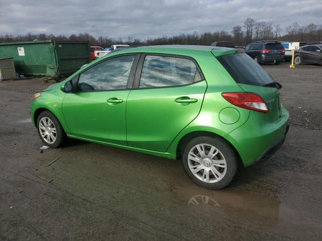 JM1DE1HZXB0102663 - 2011 MAZDA MAZDA2 GREEN photo 2