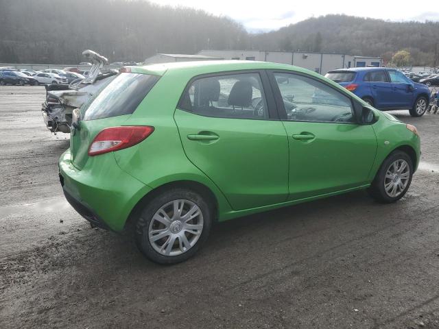 JM1DE1HZXB0102663 - 2011 MAZDA MAZDA2 GREEN photo 3