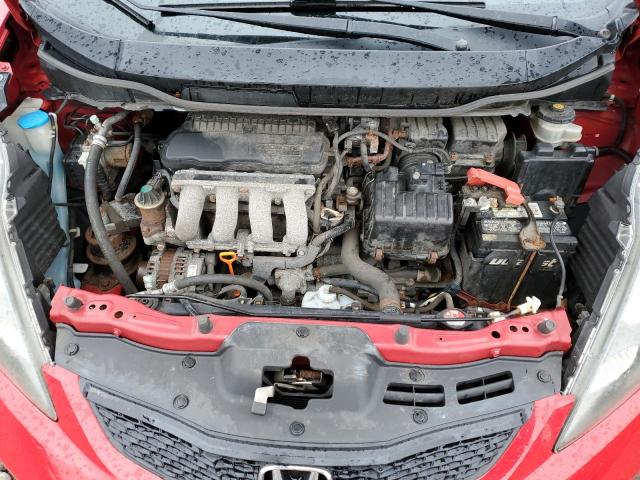 JHMGE8H38CC030216 - 2012 HONDA FIT RED photo 11