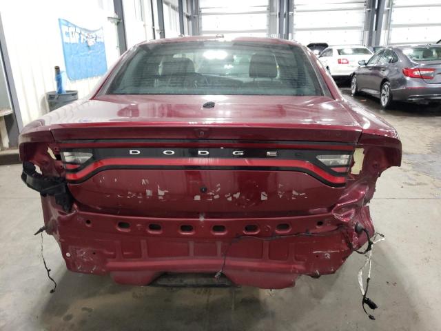 2C3CDXKTXLH196034 - 2020 DODGE CHARGER POLICE BURGUNDY photo 6