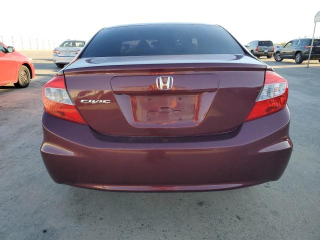 19XFB2F98CE335041 - 2012 HONDA CIVIC EXL 勃艮第红 照片 6